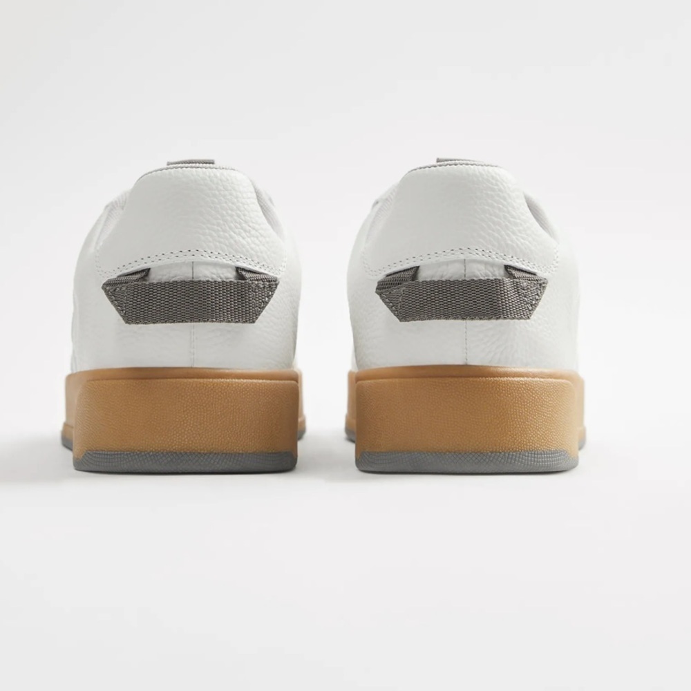 ZARA COMBINATION LEATHER SNEAKERS SZ 7 - Picture 3 of 8